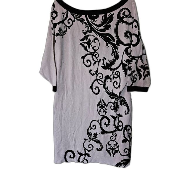 White House Black Market Women's Medium Paisley Sweater Dress - Picture 2 of 5